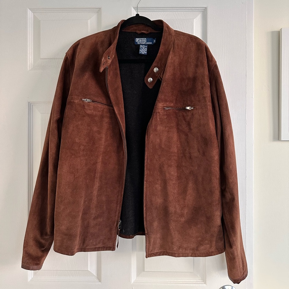 Ralph Lauren Rich Brown Suede Jacket